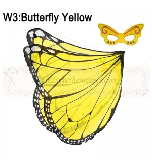 Butterfly Yellow Wing with mask